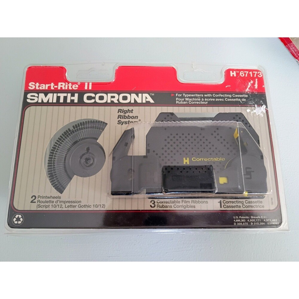 Smith Corona Start Rite II H Series 67173 Typewriter Ribbon & Printwheel